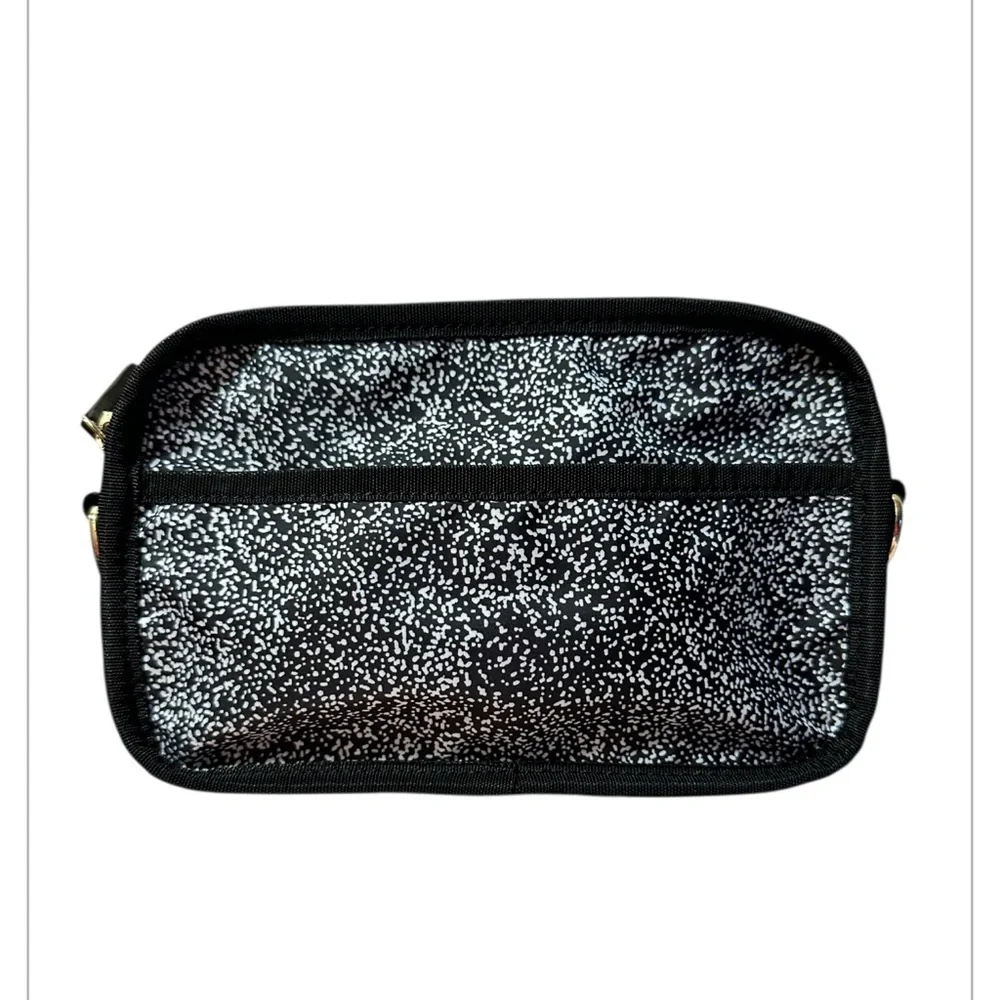 EUC Talbots Black and White Speckled Women's Bag